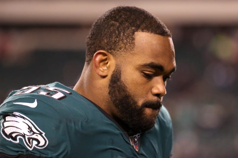 Eagles defensive end Brandon Graham walks off the field after a 17-9 loss to the Seattle Seahawks in the NFC Wild Card Playoff game at Lincoln Financial Field on January 05, 2020.