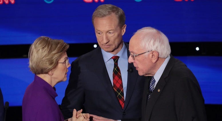 Warren, Sanders clash in the 7th Democratic debate