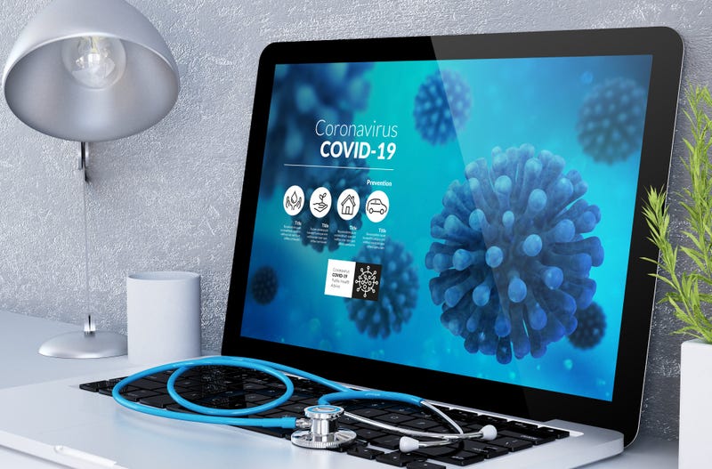 Coronavirus Laptop