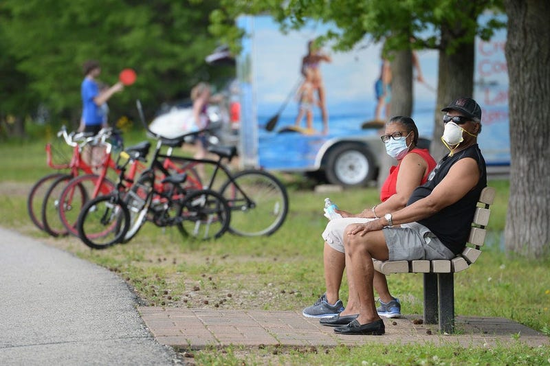 mask, coronavirus, park