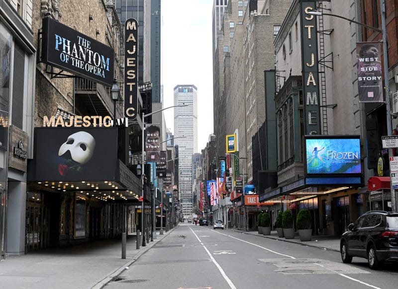 Broadway during the shutdown