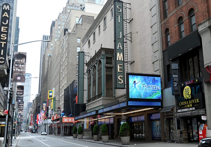 Broadway during the shutdown