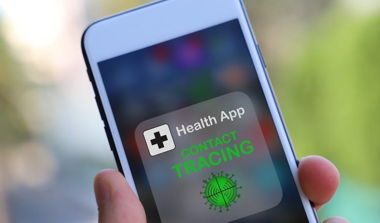 contact-tracing app