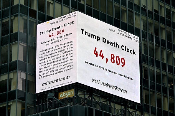 TRUMP DEATH CLOCK