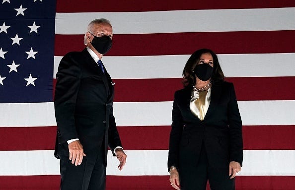 Joe Biden. Kamala Harris