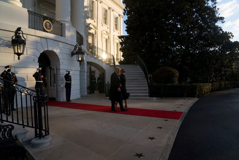 President Trump makes his farewell address