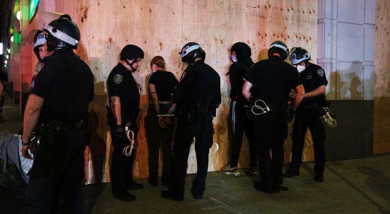 NYPD Makes Arrest At George Floyd Protest