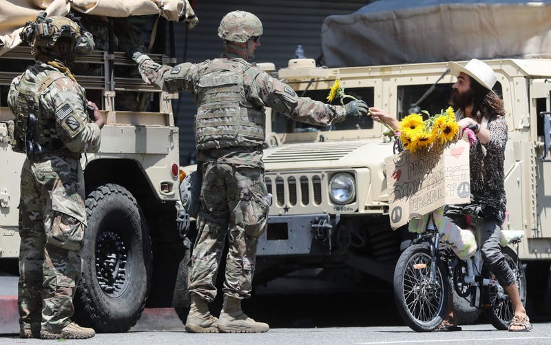California National Guard Protests