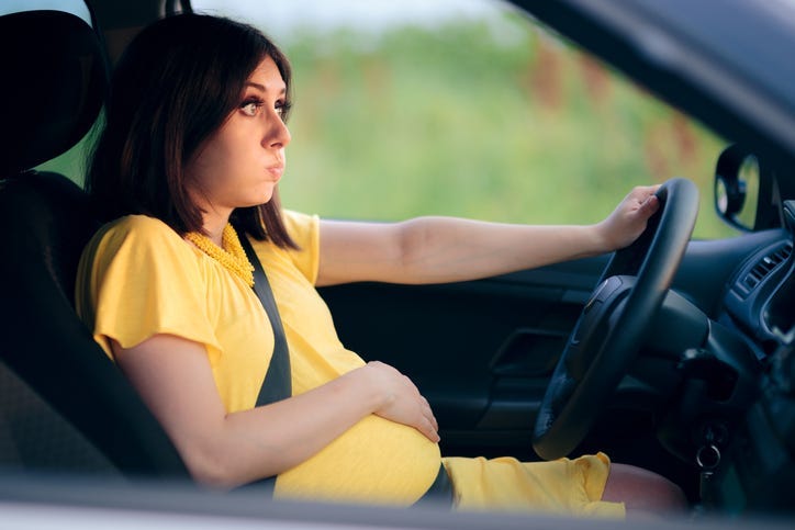 Pregnant driver