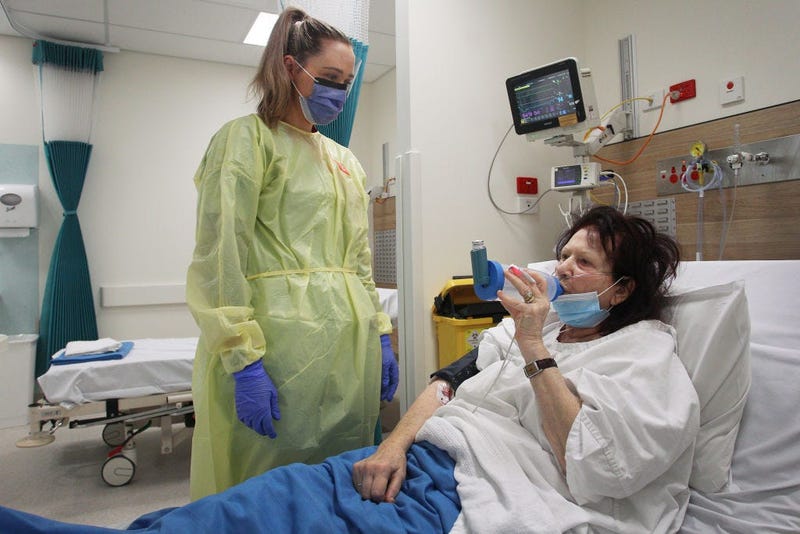 covid-19 patient (GETTY)