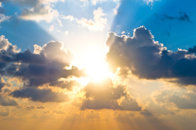 Sunshine and clouds