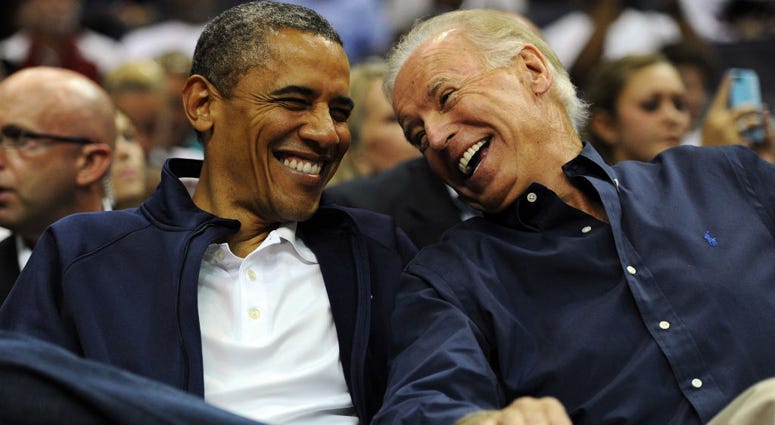 Barack Obama and Joe Biden