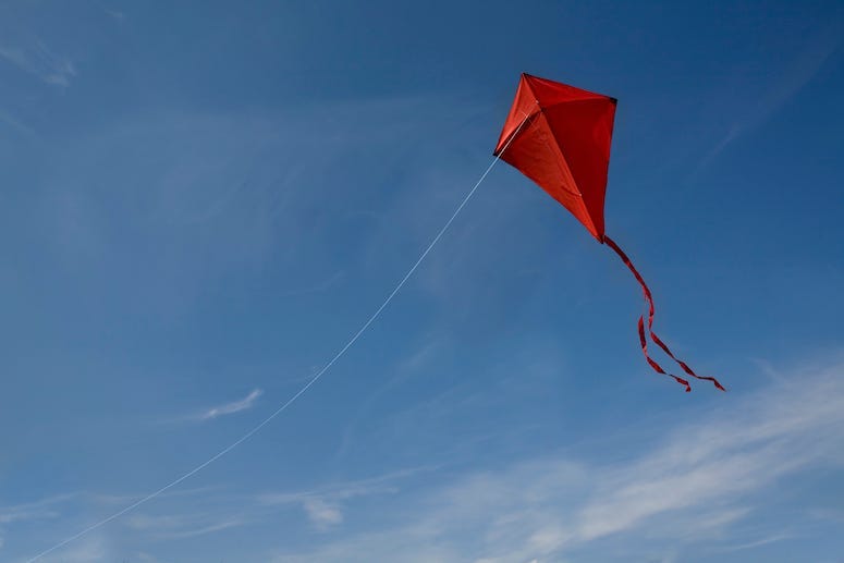 Red Kite, Blue Sky, Flying