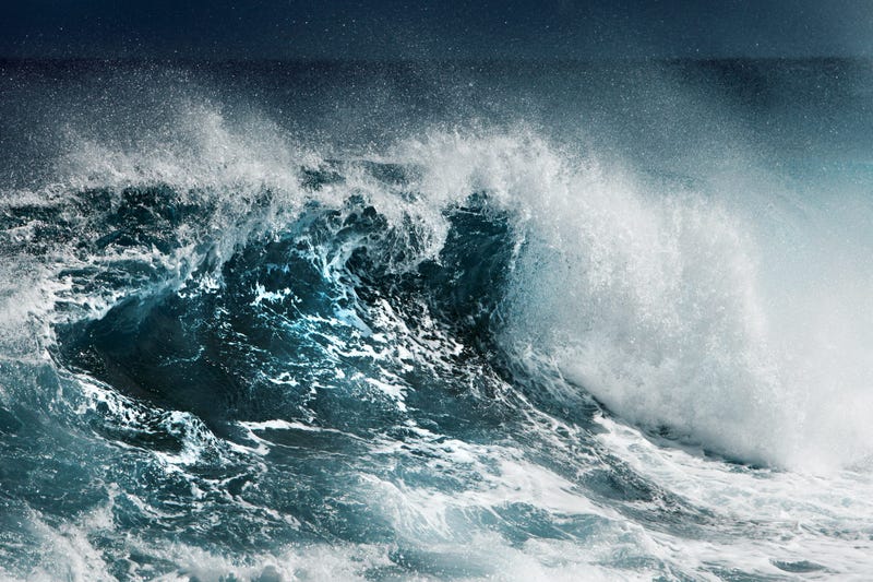 Rough seas