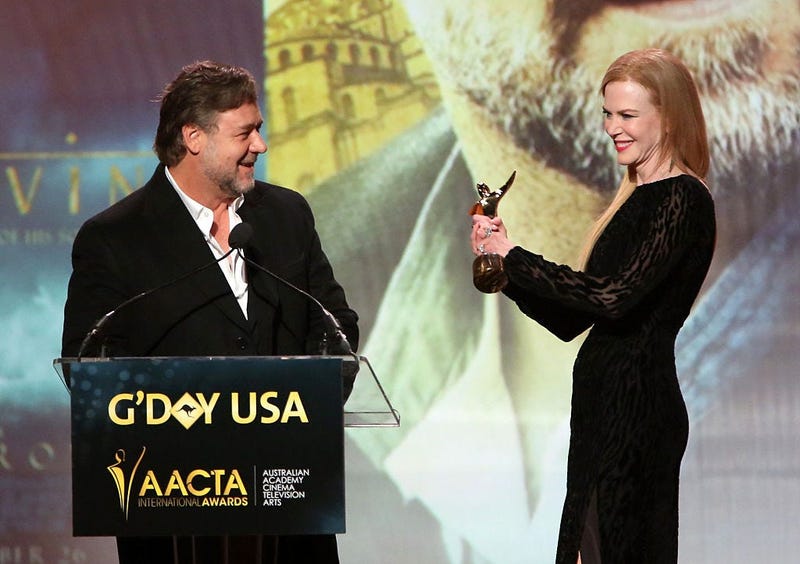 Russell Crowe and Nicole Kidman