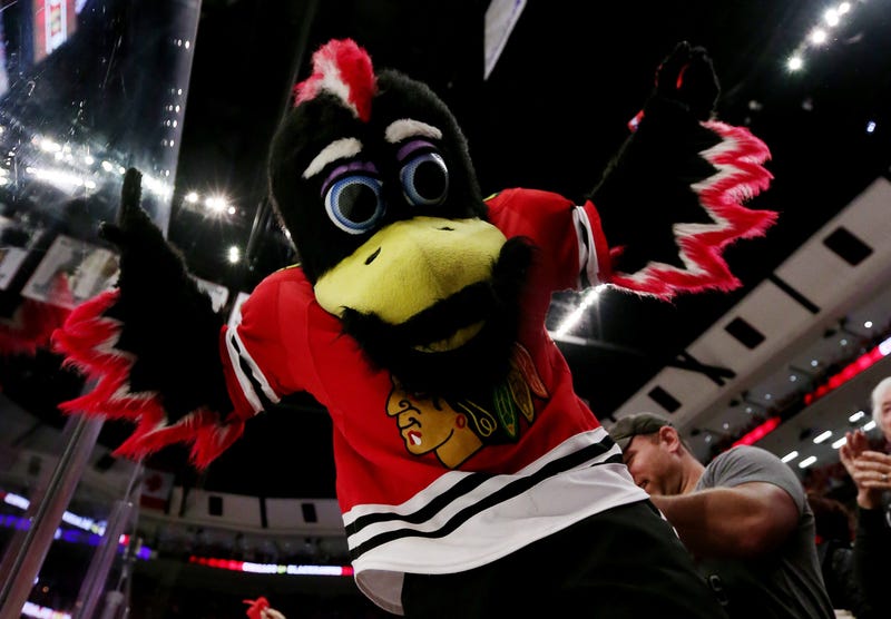 Chicago Blackhawks mascot "Tommy Hawk"