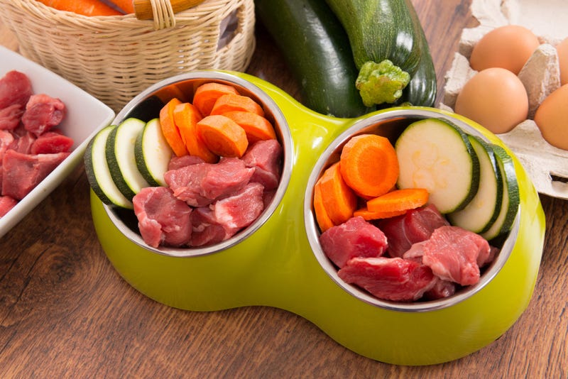 Natural ingredients used to make dog food