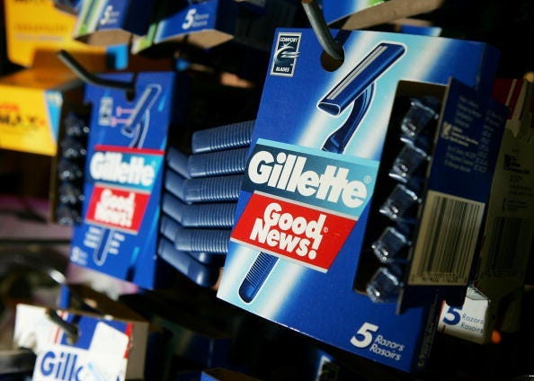 Gillette razors