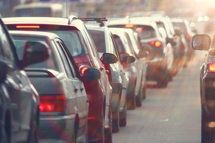 Traffic jam.