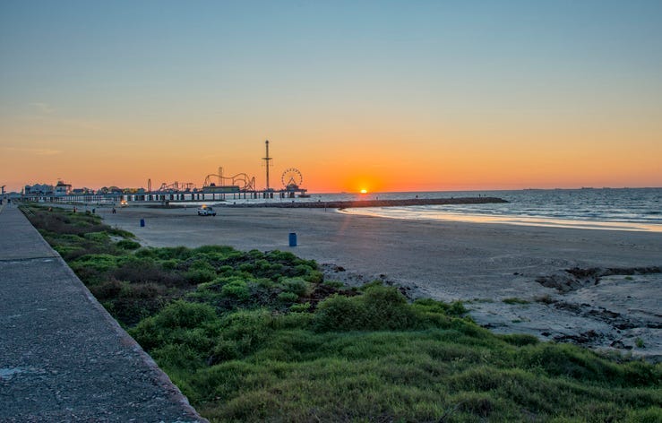 Galveston beach