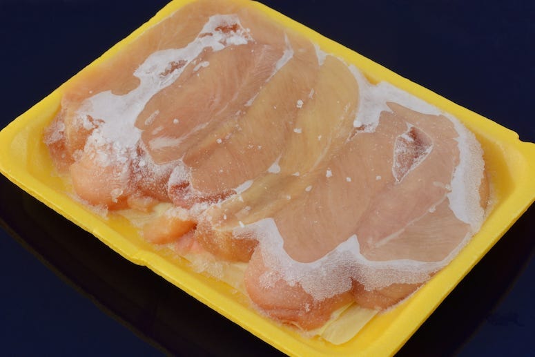 Frozen Chicken, Breast, Package, Tenderloin, Meat