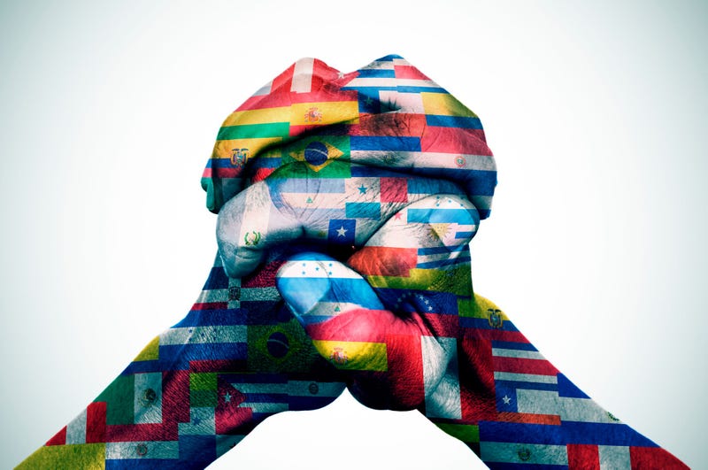 Union de Banderas de Latino América
