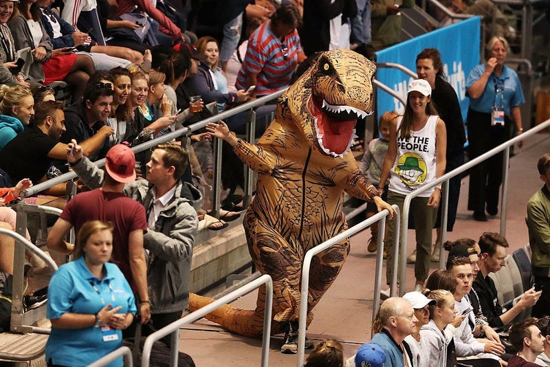 Inflatable T-Rex Suit