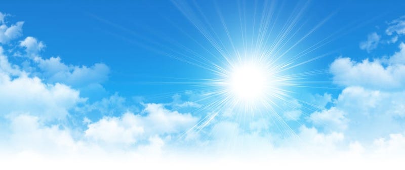 Sun and clouds