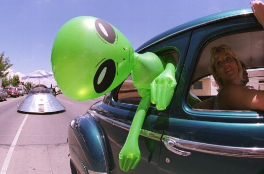 Alien doll in Roswell