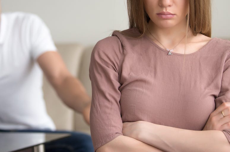 Husband, Wife, Argument, Angry, Arms Crossed