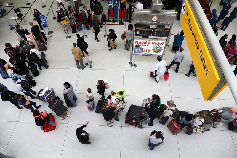 JFK Airport Security Line