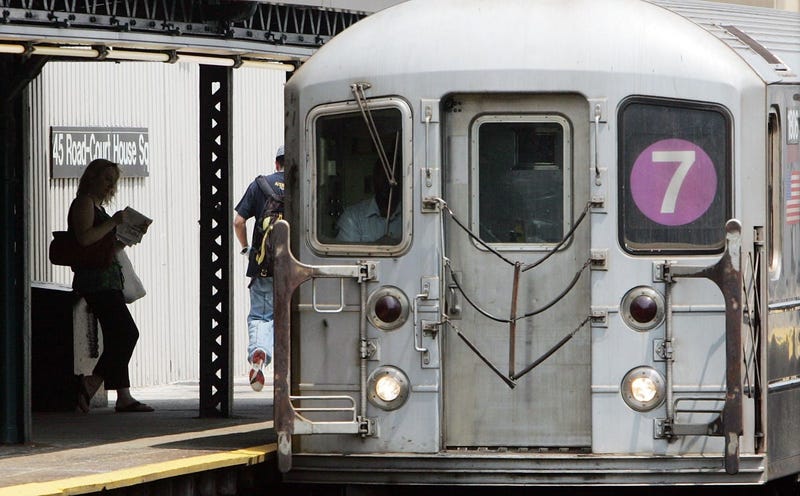 Citi Field on X: .@MrMet and @MrsMet take the train to the game