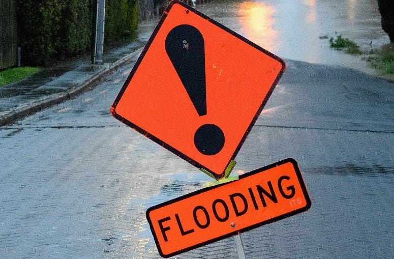 Flooding Sign