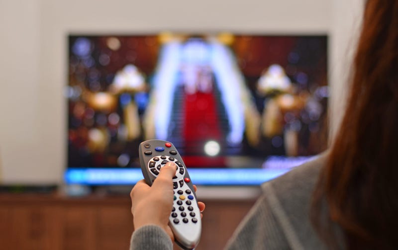 watching TV