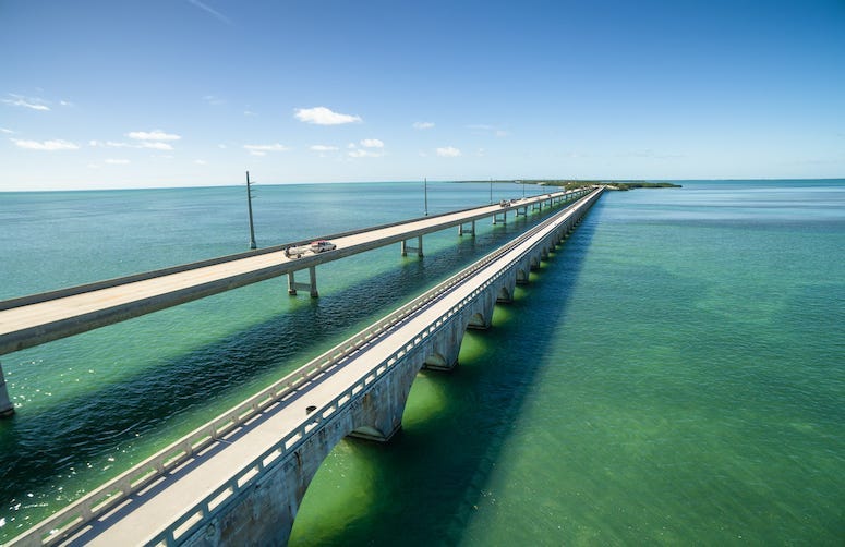 Key West, Seven Mile Bridge, Florida, Bridge, Water, Florida Keys, US1