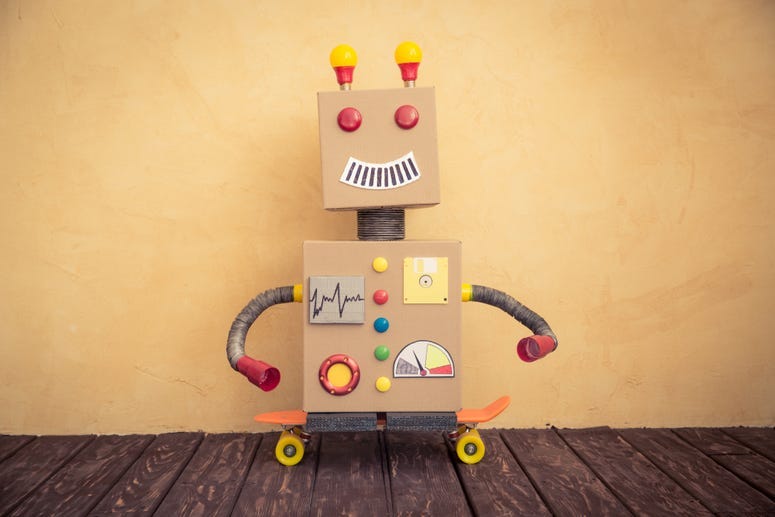 Cardboard Box Robot