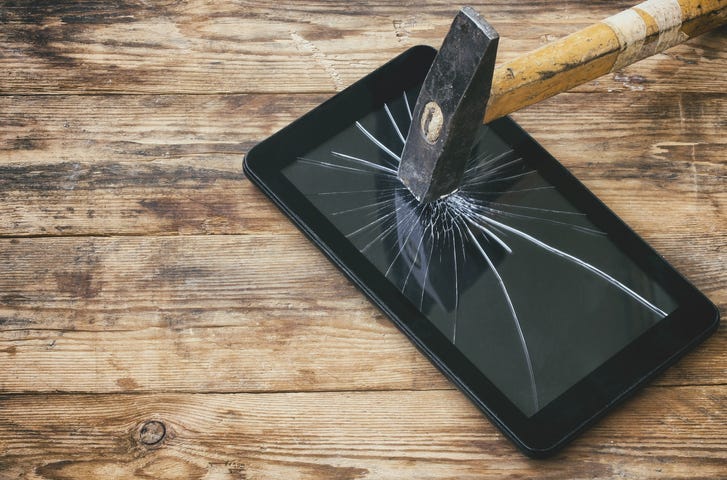 cell phone smash