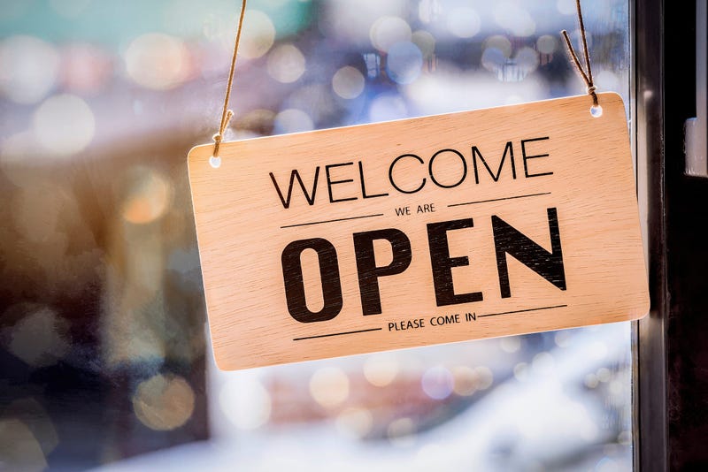 Small Business, Open Sign