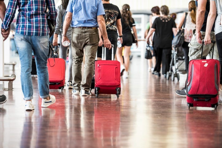 Travelers in Airport