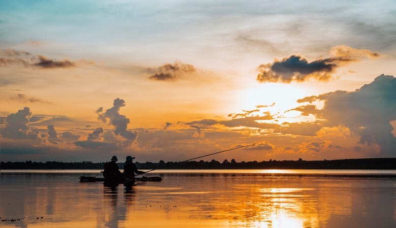 Couple Fishing