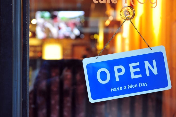 Open Sign