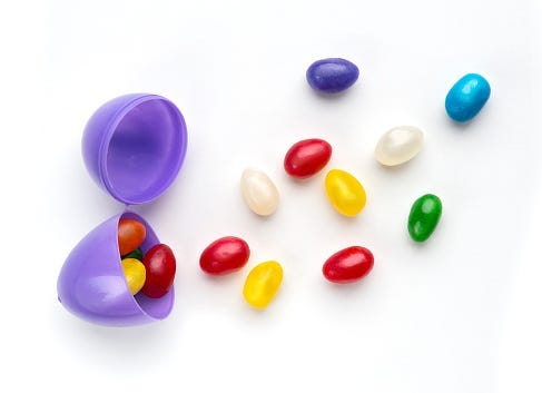 Jellybean Easter eggs