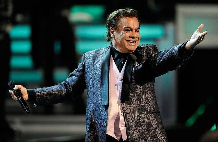 Singer Juan Gabriel performs onstage during the 10th annual Latin GRAMMY Awards held at Mandalay Bay Events Center on November 5, 2009 in Las Vegas, Nevada.