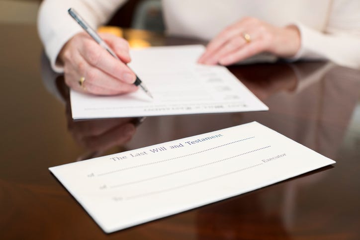 Writing a will