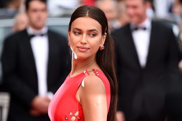 Model Irina Shayk attends the screening of "Sorry Angel (Plaire, Aimer Et Courir Vite)" during the 71st annual Cannes Film Festival at Palais des Festivals on May 10, 2018 in Cannes, France.