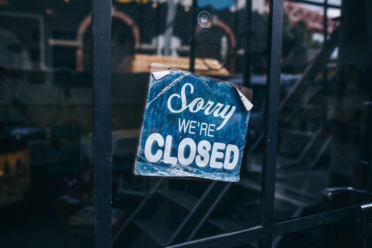 Closed Sign