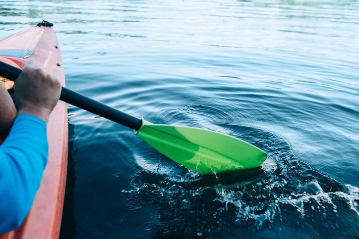 Kayak On Lake
