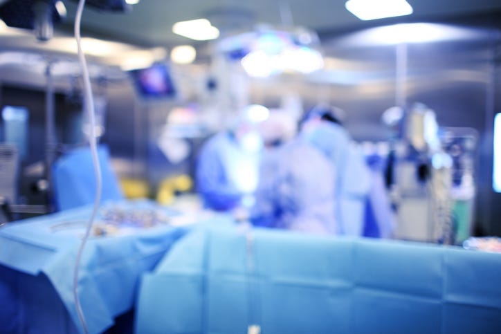 Doctors performing surgery.