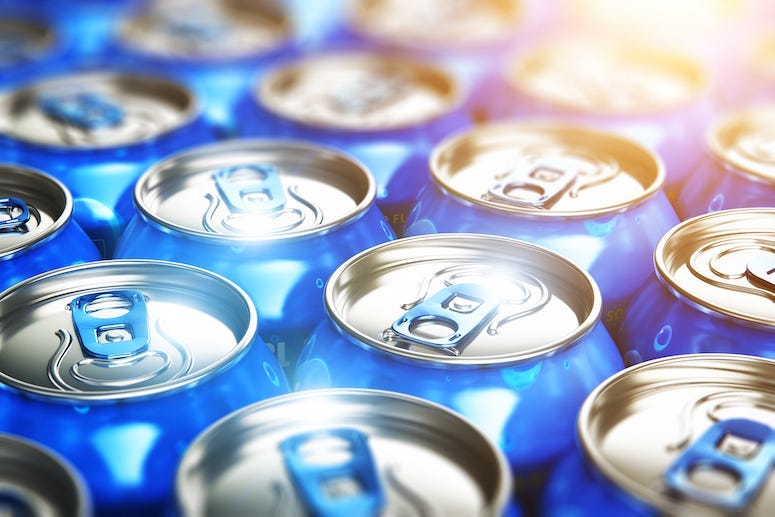 Cans, Soda, Beer, Blue Cans, Tabs