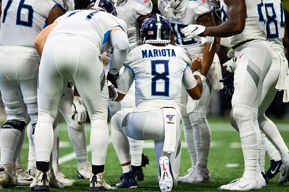 Marcus Mariota and the Titans are 2-2.